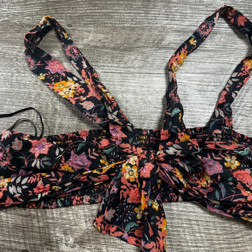 Free People Neon Field Tiny Top Bralette Size Small - Picture 3 of 7